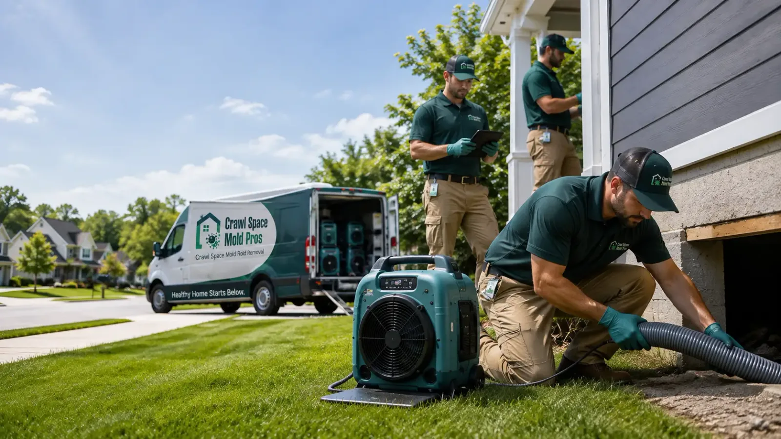 Crawl Space Mold Removal in Ludell, KS